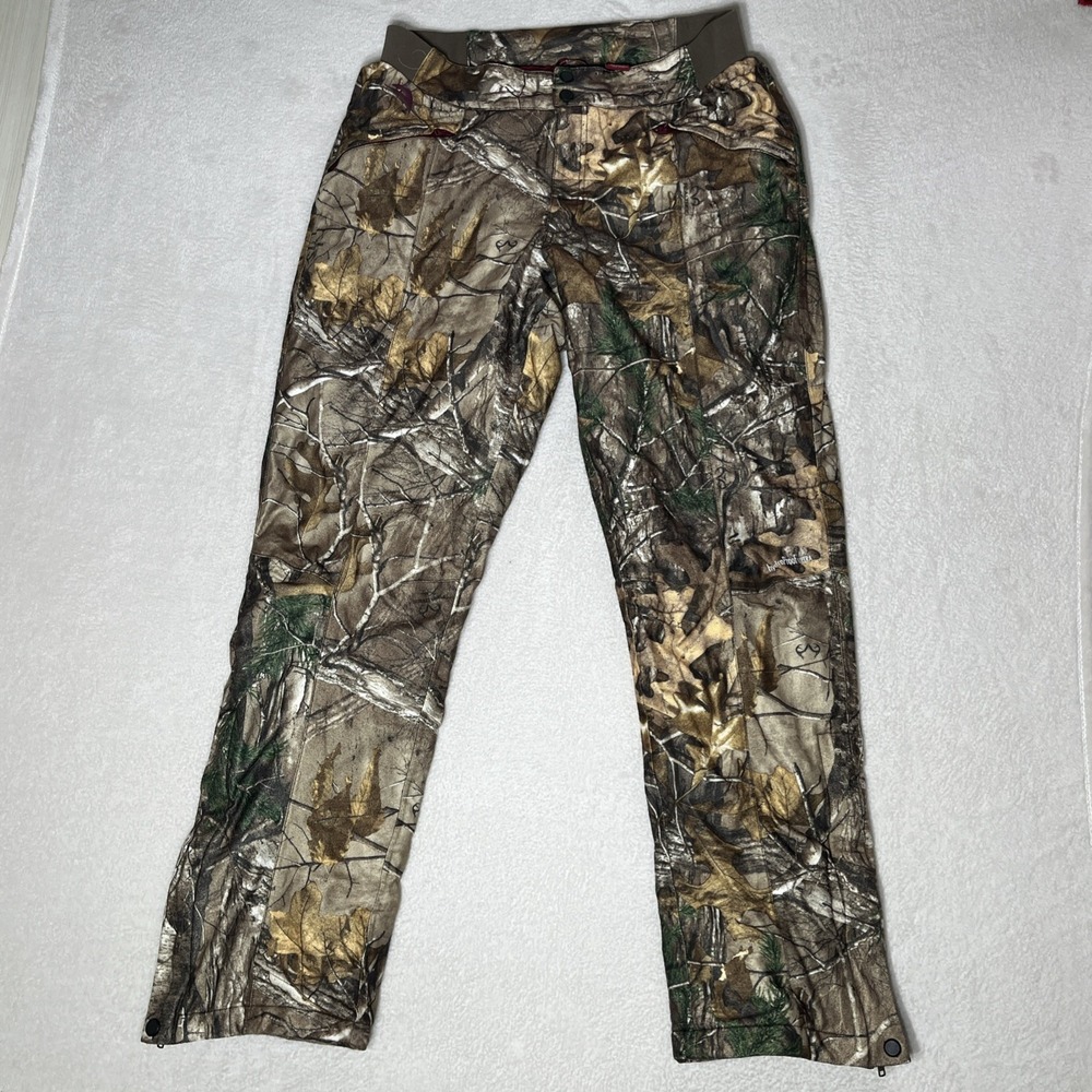 Field & Stream Women's Medium Camo Hunting Pants Hydroproof Ultra Zip Legs
